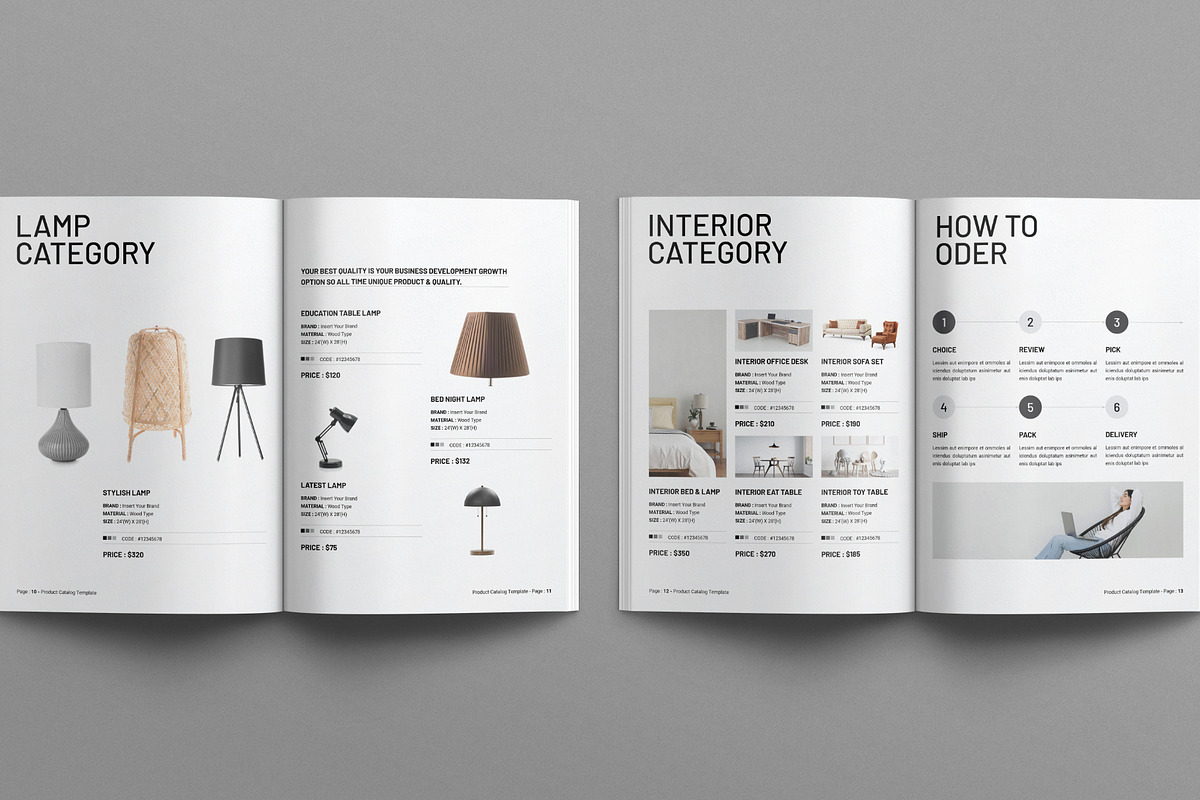 Product Catalog Template, a Brochure Template by E-Type (Photo 5 of 7)