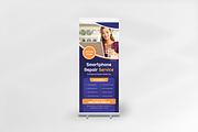 Smartphone Repair Roll Up Banner, a Print Template by Annora Studio (Thumbnail 2 of 5)