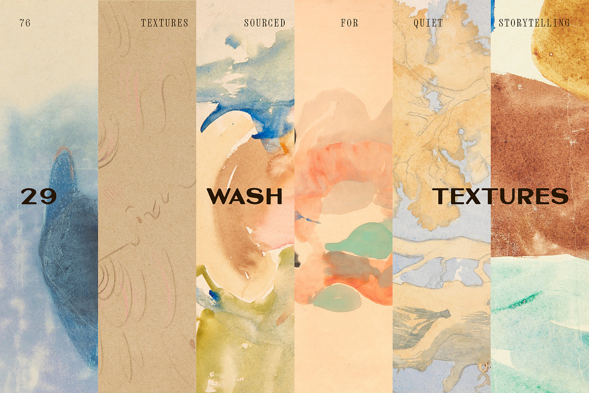 Wabi Wash – 76 Sketchbook Textures, a Texture Graphic by wheezy_papergirl (Photo 3 of 7)