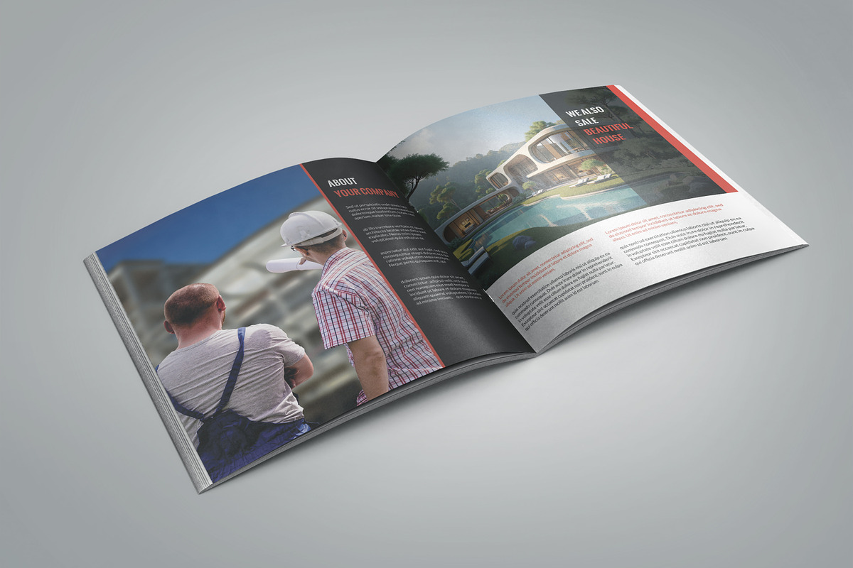 Real Estate Brochure Template, a Brochure Template by retrographix (Photo 2 of 6)