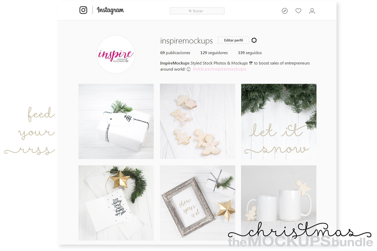 Nordic Xmas Styled Mockups Bundle, a Cups & Container Mockup by Inspire Mockups (Photo 5 of 6)