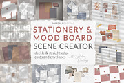 Mood Board Mockup Scene Creator, a Books & Magazine Mockup by Marsala ...