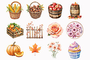 Cottagecore Fall Clipart, an Illustration by Design Market (Thumbnail 4 of 5)