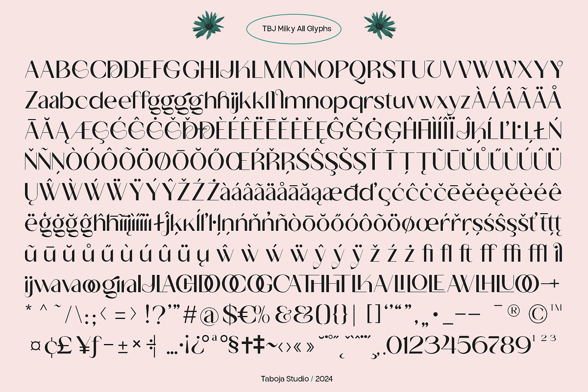 TBJ Milky – 8 Styles Boldly Sans, a Sans Serif Font by Taboja Studio (Photo 16 of 18)