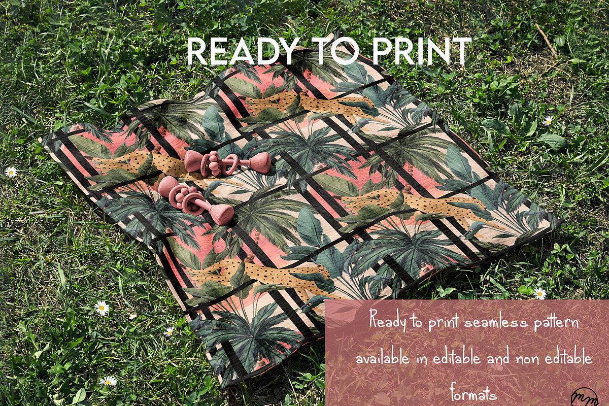Tropilicious luxury pattern, a Pattern Graphic by MenoMelo Studio (Photo 9 of 9)