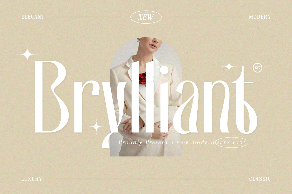 KG Brylliant | Elegant Sans Font, a Sans Serif Font by Krismagraph (Photo 1 of 12)