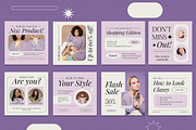 Elegant Fashion Instagram Set, a Social Media Template by Aiyari Graphic (Thumbnail 2 of 5)