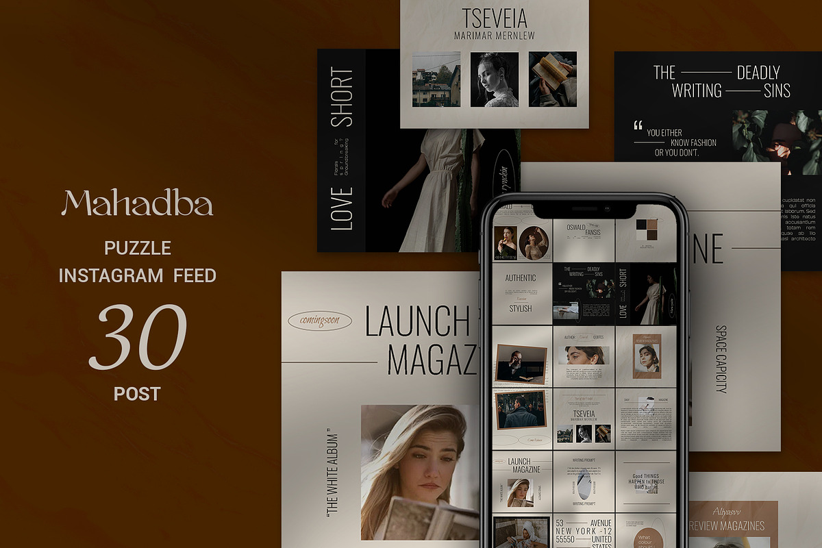 Bundle Minimalist Instagram Vol1, a Social Media Template by Azruca