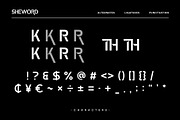 Sheword - A Modern Futuristic Font, a Font by Almeera Std (Thumbnail 3 of 10)
