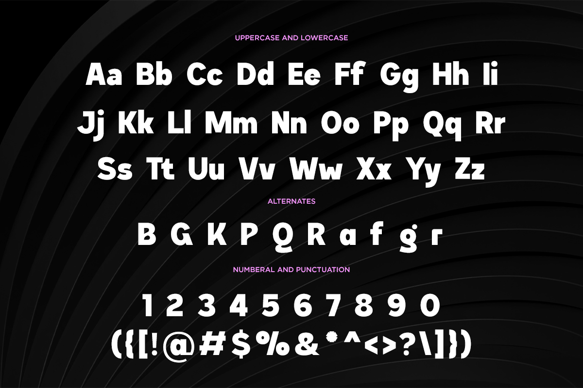 Kaineto – Geometric Bold Sans Font, a Sans Serif Font by RagamKata (Photo 10 of 10)