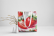Strawberry Dreams, a Background Graphic by Curve Design (Thumbnail 3 of 7)