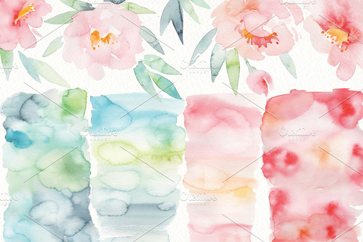 watercolor wedding flowers, a Decorative Illustration by artnLera (Photo 2 of 3)