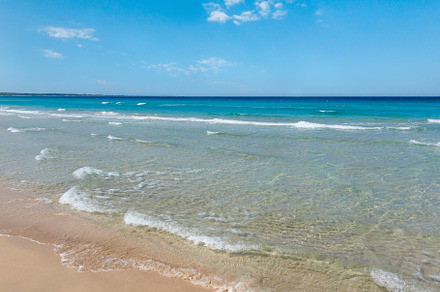 Sea surf on beach., a Nature Photo by YuriyB