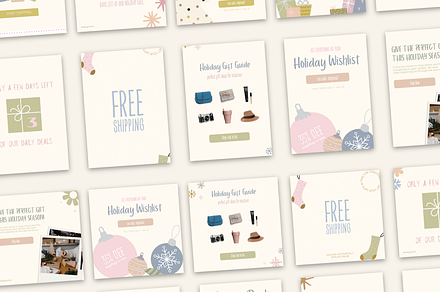 Holiday Sales IG Canva Templates