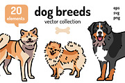 Breed dogs icons set, an Animal Illustration by Backwoods_studio (Thumbnail 1 of 10)