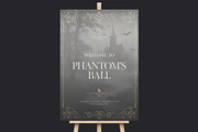 Halloween Event Welcome Sign Templat, a Flyer Template by BrandPacks (Thumbnail 1 of 5)