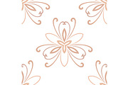 Floral Fine Seamless Vector Pattern, a Decorative Illustration by FineArtStudio (Thumbnail 1 of 3)