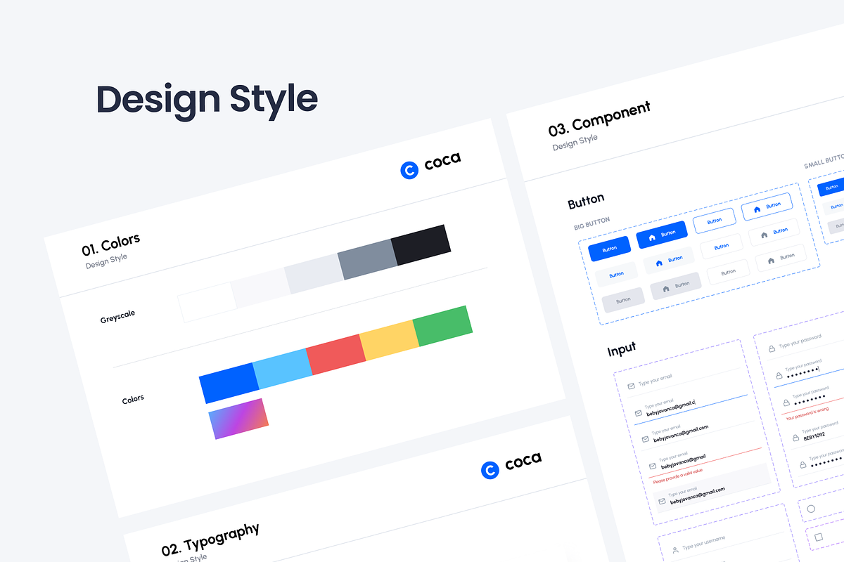 Coca - Project Management App, an UI Kit Template by Sans Design (Photo 8 of 12)