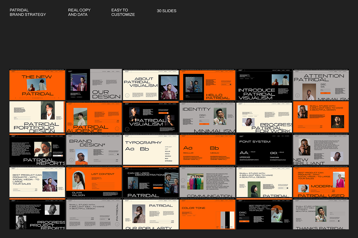 PATRIDAL - Brand Strategy PPT, a Presentation Template by contemplism (Photo 6 of 6)
