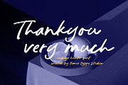 Indigo Hunter Font, a Script Font by Timurtype (Thumbnail 7 of 7)