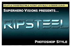 10 Photoshop Styles: Superheroes V1