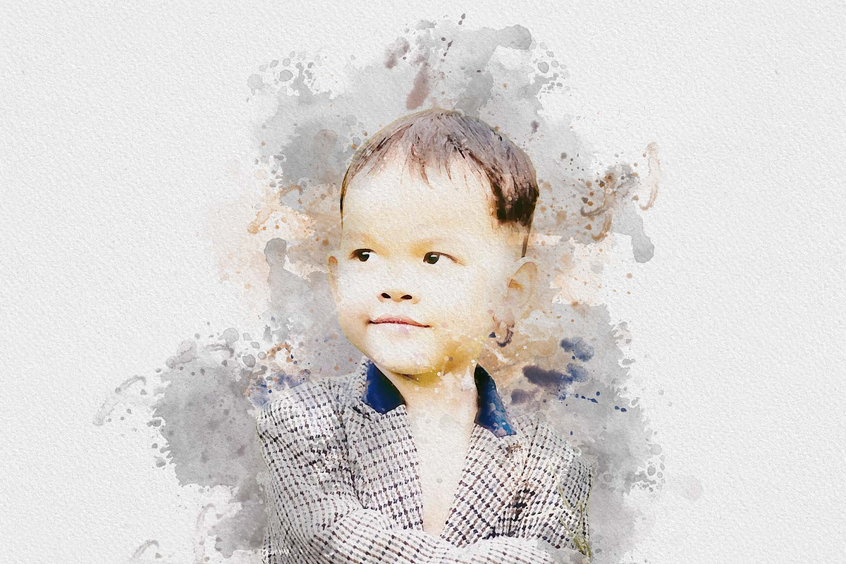 True Watercolor Photoshop Action, an Action Add-On by Photoshop Action (Photo 6 of 11)