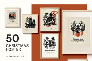 Christmas Art Posters And Cards