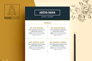 Professional Resume Template Rania