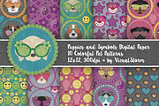 Fun Puppy Dog Pattern Designs, a Pattern Graphic by VizualStorm (Thumbnail 1 of 3)