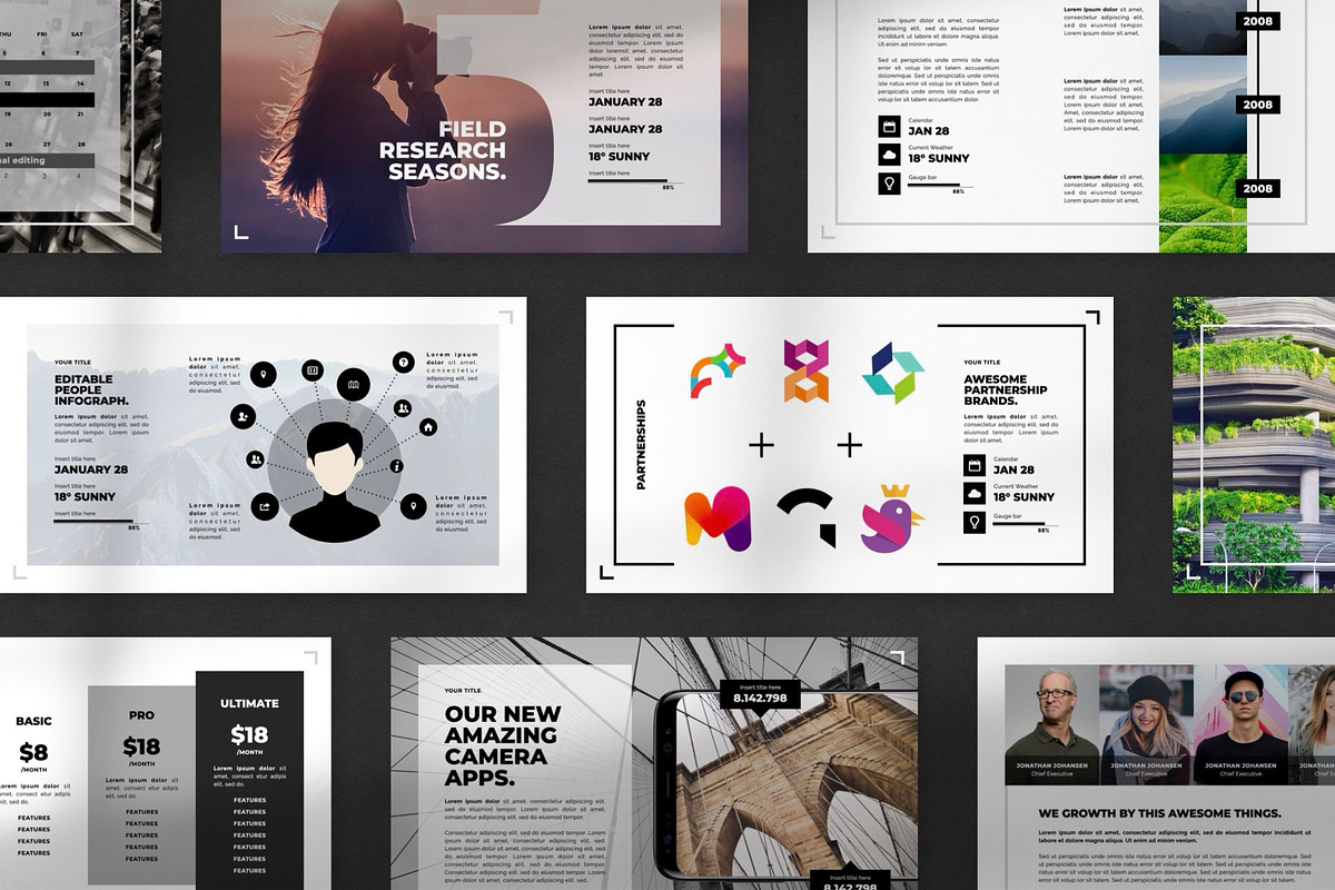Global PowerPoint Template, a Presentation Template by Creathrive Design (Photo 4 of 9)
