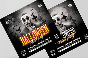 Halloween Party Flyer, a Flyer Template by creative-mint