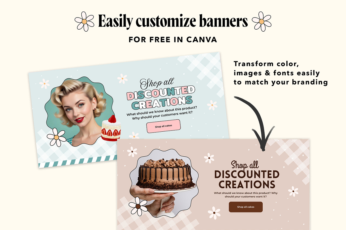 Retro Bakery Shopify Theme Bundle, a Shopify Template by Template Twist Shop (Photo 8 of 9)