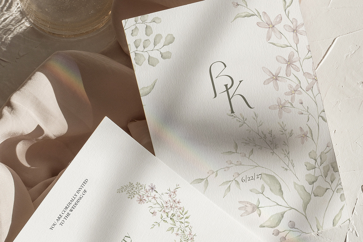 BLOOM Watercolor floral collection, a Decorative Illustration by Kreker Kate (Photo 3 of 9)