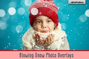 Blowing Snow Photo Overlays