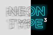 Neon Type 3, a Graphic by Design Assets (Thumbnail 1 of 7)