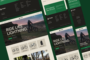 Bike Shop Landing Page, a Landing Page Template by Jay.Lockwood (Thumbnail 4 of 4)
