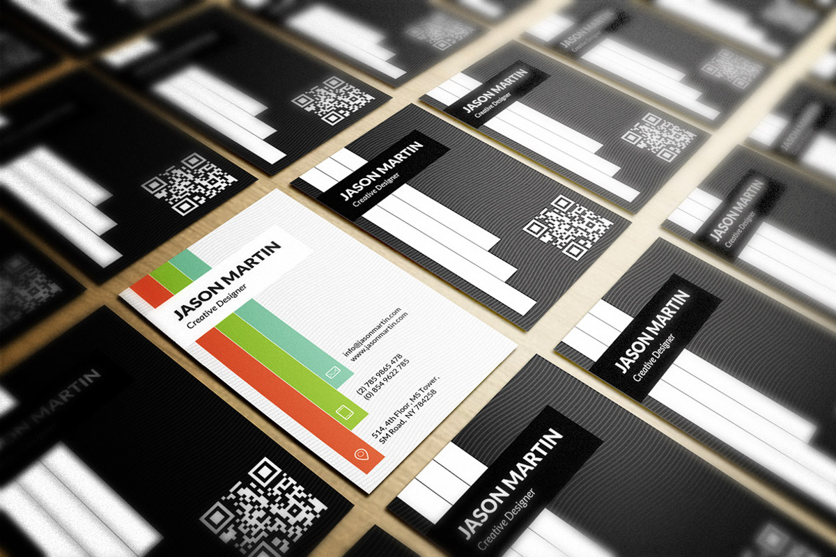 Creative Individual Business Card, a Business Card Template by bouncy (Photo 2 of 4)
