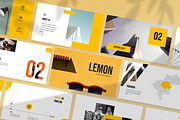 LEMON - Keynote Presentation, a Presentation Template by Pixelz Studio (Thumbnail 1 of 15)