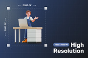 Creative Character 3D Icon Pack, a Characters & Person 3D Model by Haps Space (Thumbnail 2 of 4)