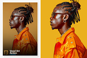 Vexel Portrait Art Photoshop Action, an Action Add-On by Shovajit (Thumbnail 2 of 10)