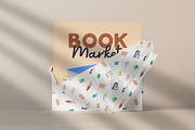 Paper books seamless patterns set, a Pattern Graphic by Good Studio (Thumbnail 6 of 9)