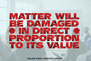 Color fonts ResotE-Fruits, a Font by glukfonts (Thumbnail 8 of 9)