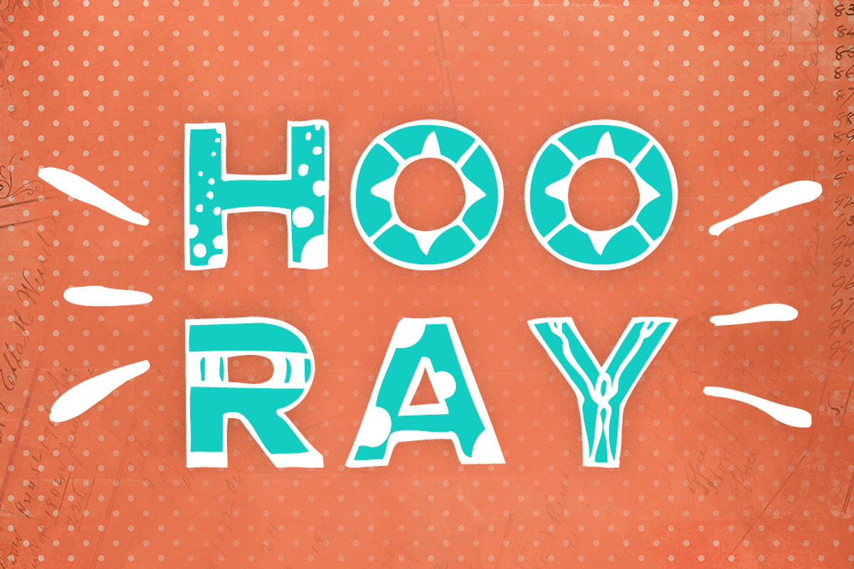 Hooray! Hand-drawn Fonts