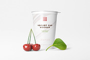 Yogurt Cup Mockup, a Product Mockup by zpackcreative (Thumbnail 1 of 4)