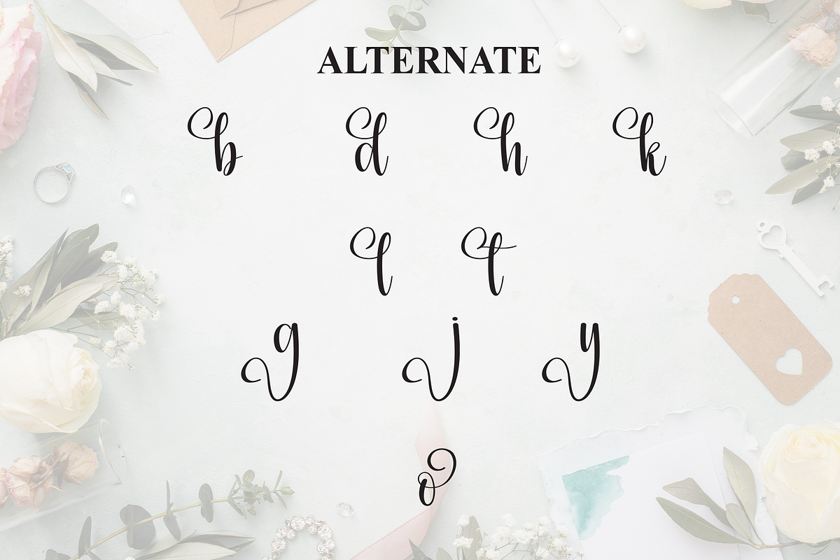 Hello Wedding | Script Font, a Handwritten Font by Scratchones (Photo 7 of 9)
