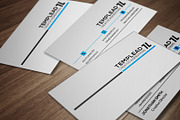 Corporate Business Card CM156, a Business Card Template by annozio (Thumbnail 1 of 4)