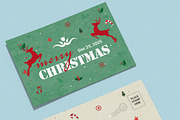 Merry Christmas Postcard Template, a Card Template by MightyDesign (Thumbnail 3 of 8)