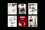 RED / Social Media Templates, a Social Media Template by Studio Industry (Thumbnail 5 of 13)