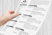 Clean Resume/CV, a Resume Template by designvillage (Thumbnail 4 of 12)