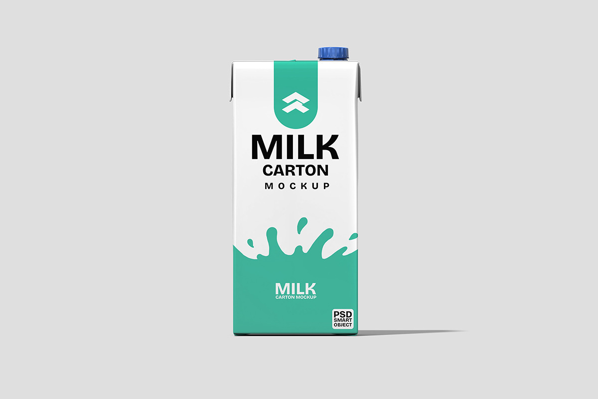 Milk Carton - Mockup, a Packaging Mockup by Rometheme Std (Photo 3 of 5)